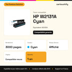 HP W2131A Toner Cyan compatible : caractéristiques