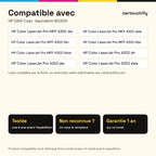 Imprimantes compatibles avec HP 220X Toner Cyan compatible équivalent à W2201X