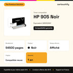 HP 905 Toner Noir compatible équivalent à W9050MC : caractéristiques