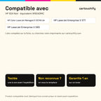 Imprimantes compatibles avec HP 924 Toner Noir compatible équivalent à W9240MC