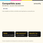 Imprimantes compatibles avec IBM 4683 Ruban Noir compatible équivalent à 4683 III, 4693, 4694