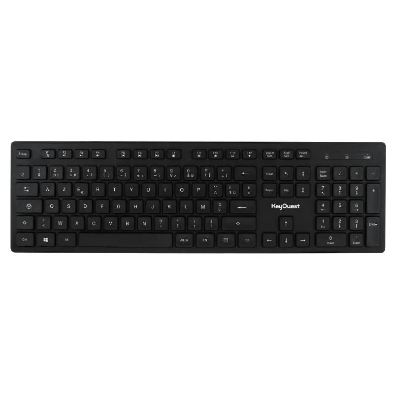 Key Ouest Clavier Office Sans Fil Noir - KeyOuest