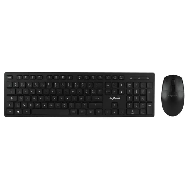 Key Ouest Clavier + Souris Sans Fil Office Noir - KeyOuest