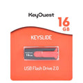 Key Ouest Clé Usb 16Go Keyslide Noir Rouge - KeyOuest