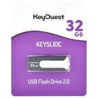 Key Ouest Clé Usb 32Go Keyslide Noir Blanc - KeyOuest
