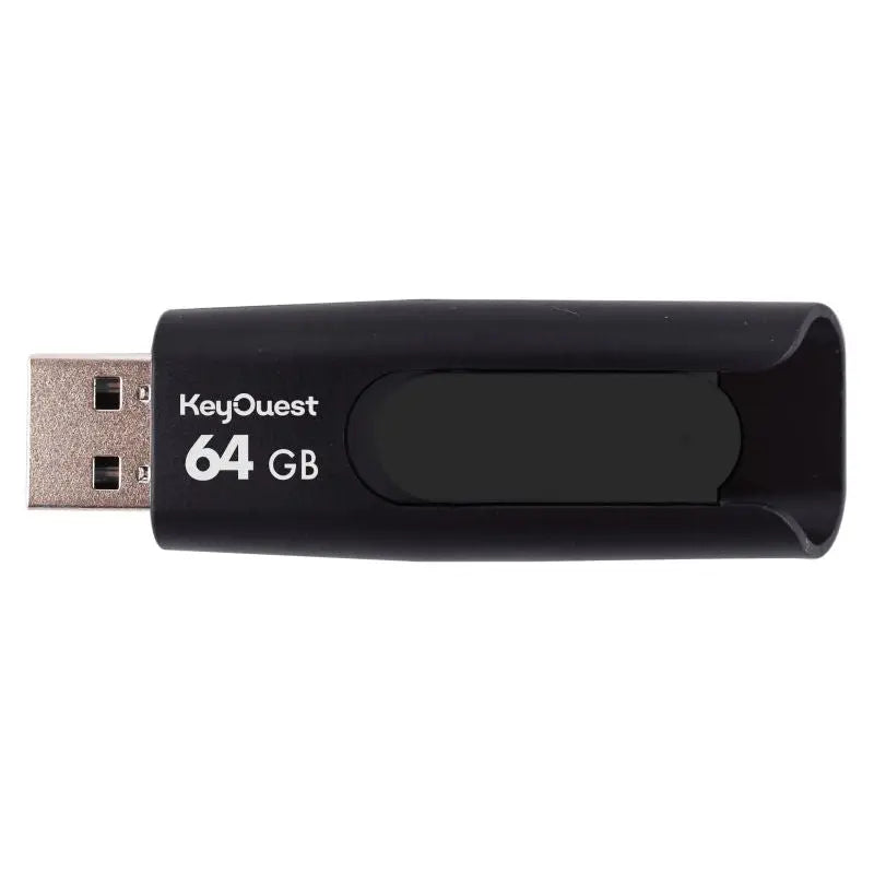 Key Ouest Clé Usb 64Go Keyslide Noir Blanc - KeyOuest