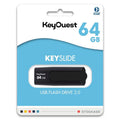 Key Ouest Clé Usb 64Go Keyslide Noir Blanc - KeyOuest