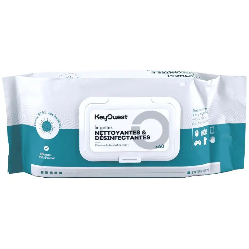 Key Ouest Lingettes Desinfectantes X60 - KeyOuest