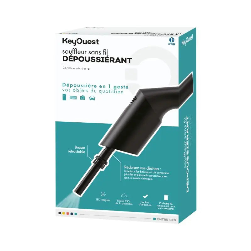 Key Ouest Souffleur Dépoussiérant Sans Fil Rechargeable - Nettoyage KeyOuest