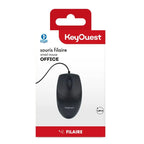 Key Ouest Souris Office Filaire Noir - KeyOuest
