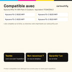 Imprimantes compatibles avec Kyocera Mita TK-895 Toner Pack 4 Couleurs compatible équivalent à 1T02K00NL0, 1T02K0CNL0, 1T02K0BNL0