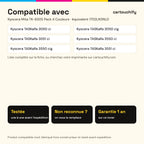 Imprimantes compatibles avec Kyocera Mita TK-8305 Toner Pack 4 Couleurs compatible équivalent à 1T02LK0NL0, 1T02LKCNL0, 1T02LKBNL0