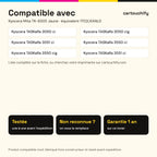 Imprimantes compatibles avec Kyocera Mita TK-8305 Toner Jaune compatible équivalent à 1T02LKANL0