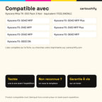 Imprimantes compatibles avec Kyocera Mita TK-350 Toner Pack 3 Noir compatible équivalent à 1T02LXN0NLC · Switch
