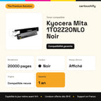 Kyocera Mita 1T02Z20NL0 Toner Noir compatible : caractéristiques
