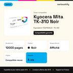 Kyocera Mita TK-310 Toner Noir compatible équivalent à 1T02F80EU0 · Switch : caractéristiques