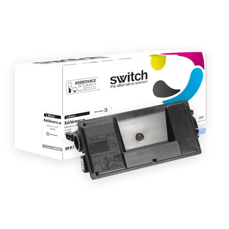 Kyocera Mita TK-3100 Toner Noir compatible équivalent à 1T02MS0NL0 · Switch