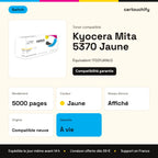 Kyocera Mita 5370 Toner Jaune compatible équivalent à 1T02YJANL0 · Switch : caractéristiques