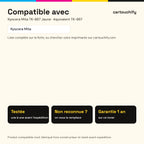 Imprimantes compatibles avec Kyocera Mita TK-867 Toner Jaune compatible