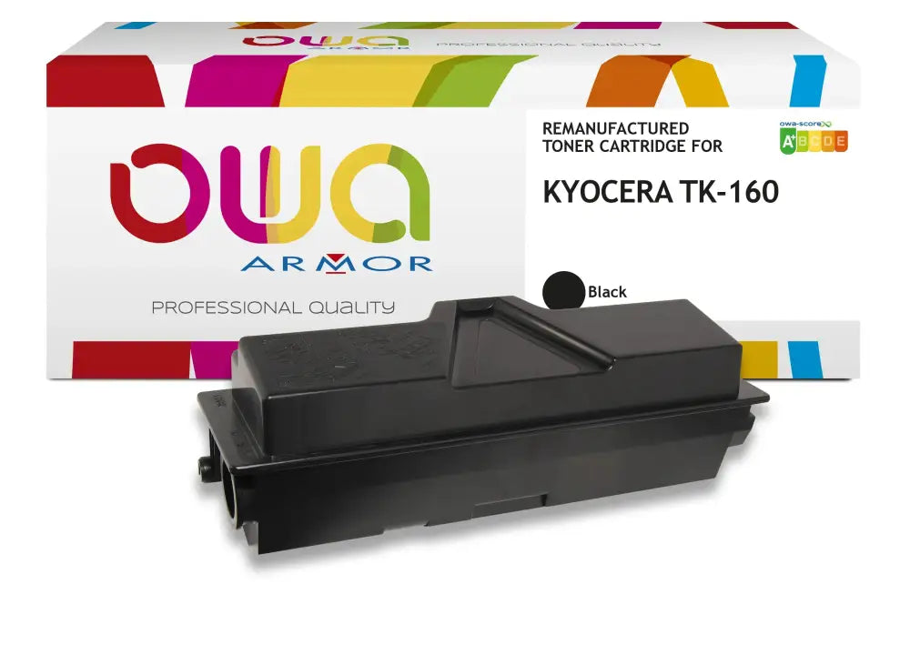 KYOCERA TK-160 - Cartouche laser compatible - Noir - Toner remanufacturé OWA