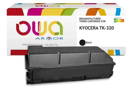 KYOCERA TK-320 - Cartouche laser compatible - haute capacité - Noir - Toner remanufacturé OWA