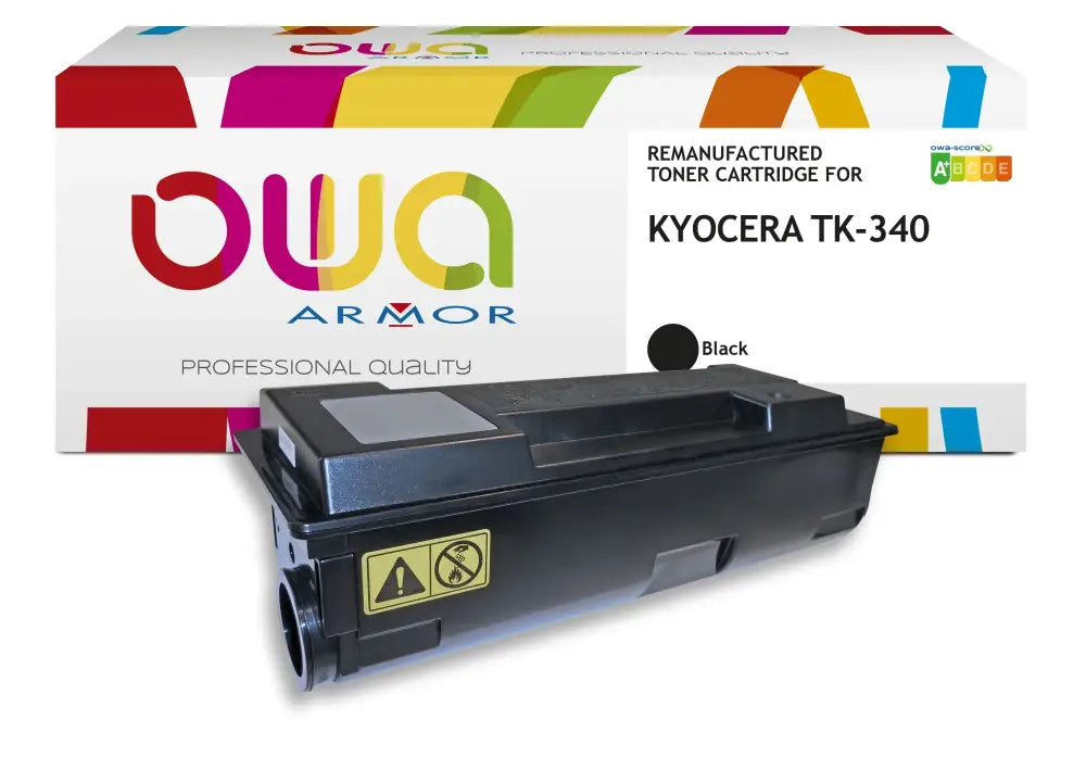 KYOCERA TK-340 - Cartouche laser compatible - Noir - Toner remanufacturé OWA