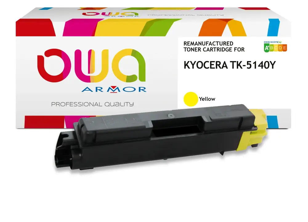 KYOCERA TK-5140 Y - Cartouche laser compatible - Jaune - Toner remanufacturé OWA