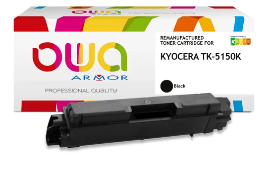 KYOCERA TK-5150 K - Cartouche laser compatible - Noir - Toner remanufacturé OWA