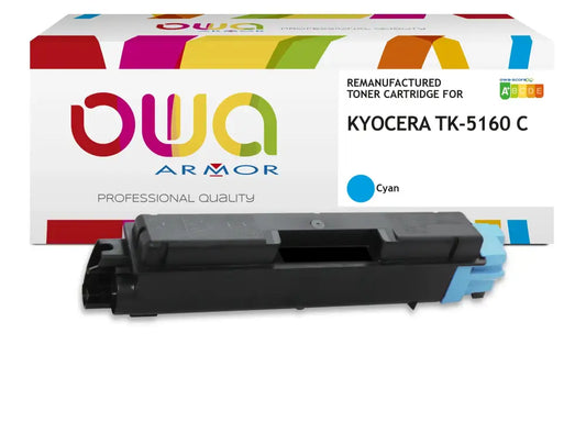 KYOCERA TK-5160 C - Cartouche laser compatible - Cyan - Toner remanufacturé OWA