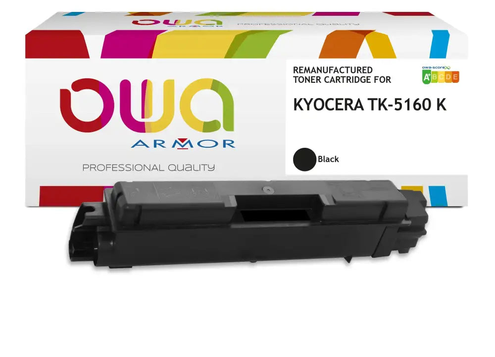 KYOCERA TK-5160 K - Cartouche laser compatible - Noir - Toner remanufacturé OWA