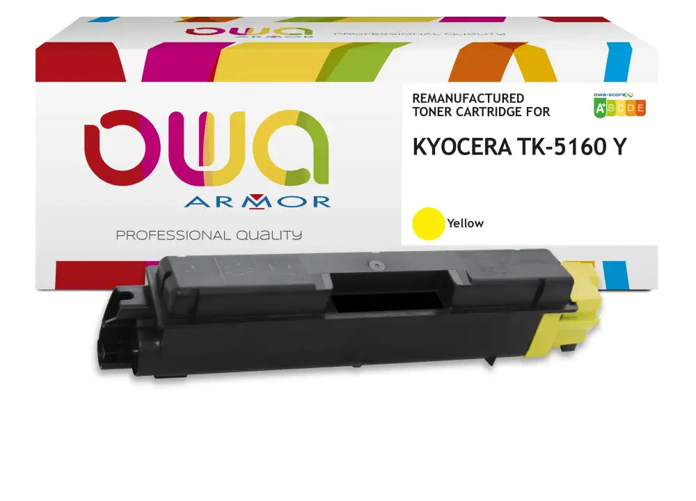 KYOCERA TK-5160 Y - Cartouche laser compatible - Jaune - Toner remanufacturé OWA