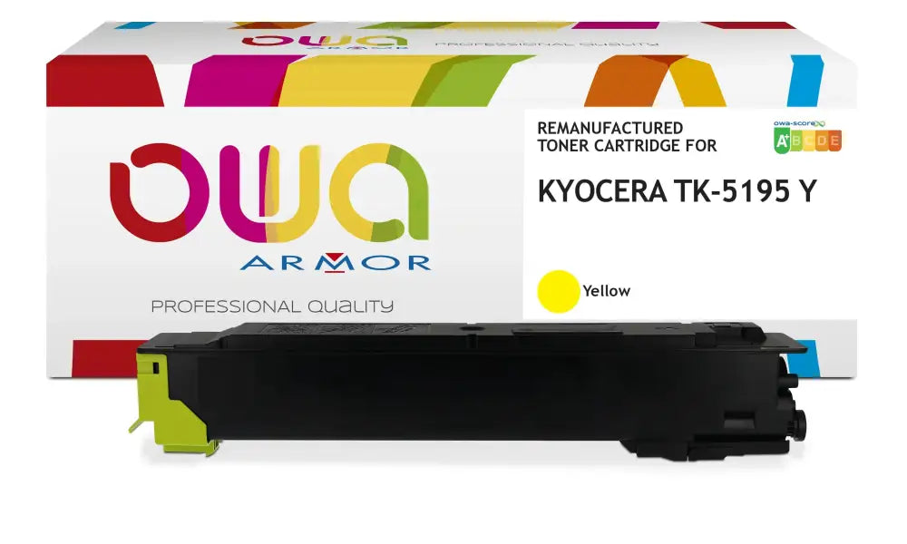 KYOCERA TK-5195 Y - Cartouche laser compatible - Jaune - Toner remanufacturé OWA