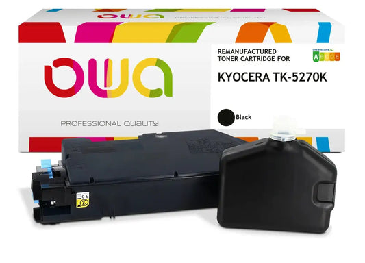KYOCERA TK-5270 K - Cartouche laser compatible - Noir - Toner remanufacturé OWA