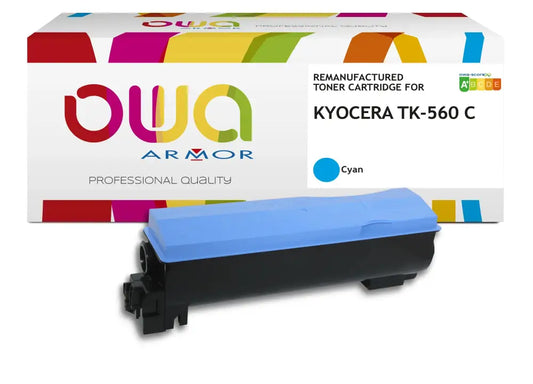 KYOCERA TK-560 C - Cartouche laser compatible - Cyan - Toner remanufacturé OWA