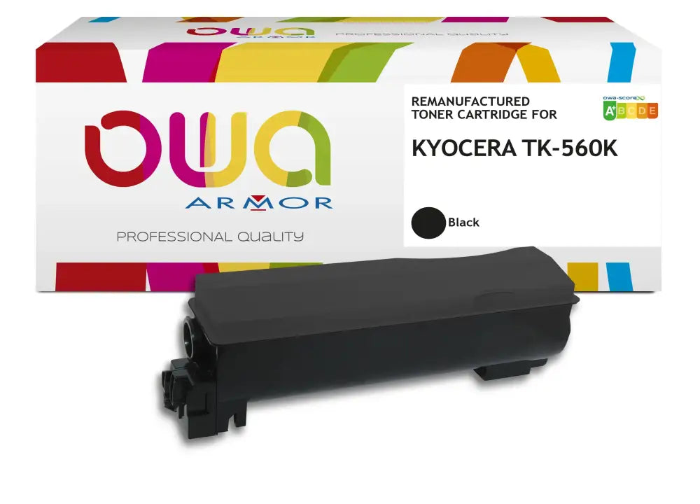 KYOCERA TK-560K - Cartouche laser compatible - Noir - Toner remanufacturé OWA