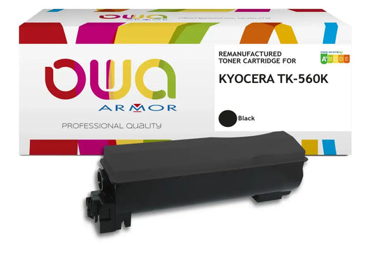 KYOCERA TK-560K - Cartouche laser compatible - Noir - Toner remanufacturé OWA