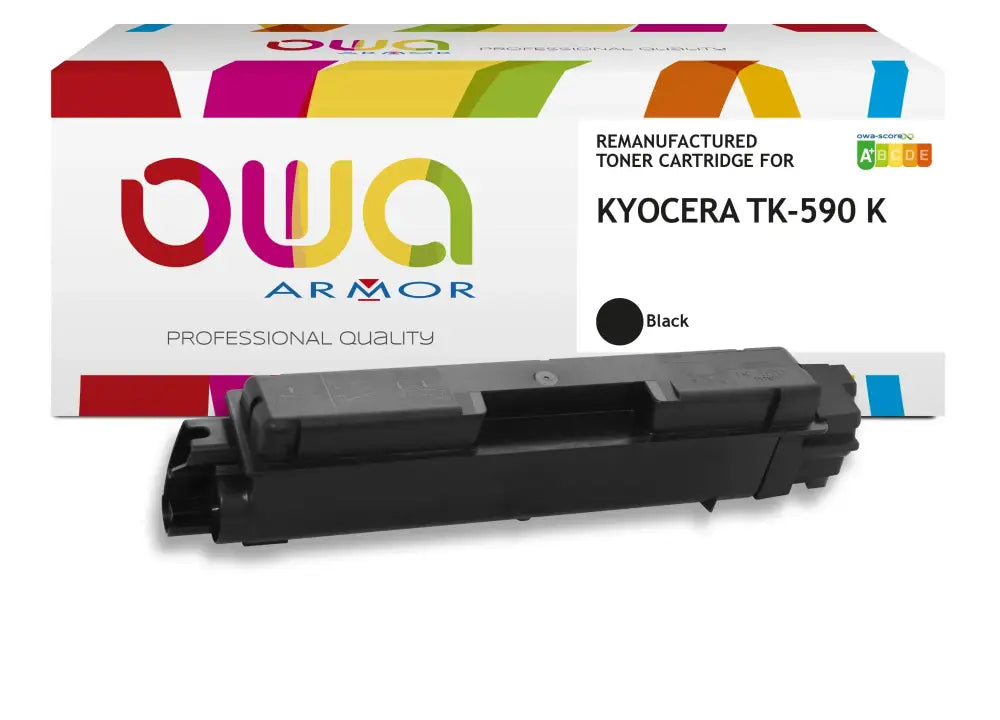 KYOCERA TK-590 K - Cartouche laser compatible - Noir - Toner remanufacturé OWA