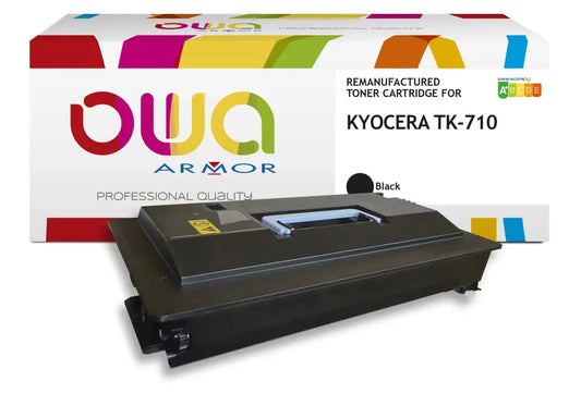 KYOCERA TK-710 - Cartouche laser compatible - Noir - Toner remanufacturé OWA