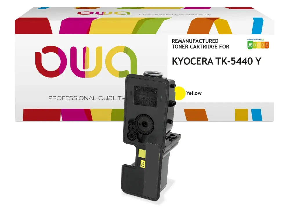 KYOCERA TK5440Y - Cartouche laser compatible - haute capacité - Jaune - Toner remanufacturé OWA