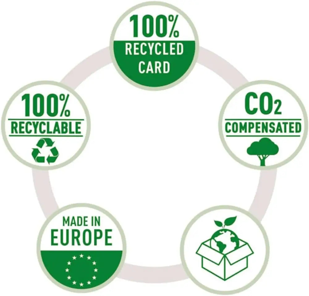 LEITZ Chemise trieur Recycle A4 carton bleu - Chemises & trieurs