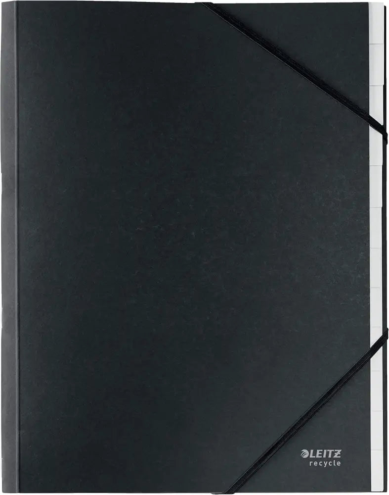 LEITZ Chemise trieur Recycle A4 carton noir - Chemises & trieurs