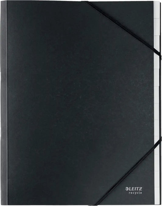 LEITZ Chemise trieur Recycle A4 carton noir - Chemises & trieurs