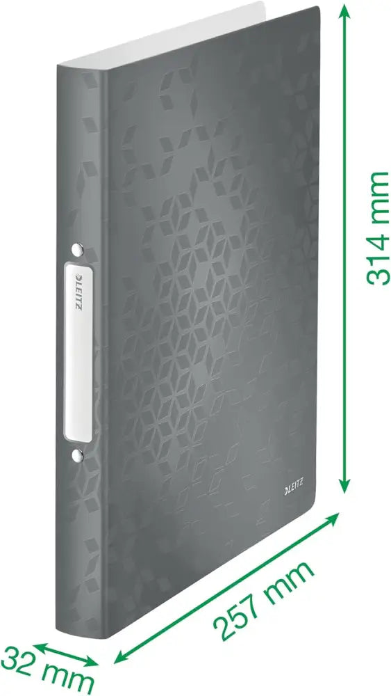 LEITZ Classeur à anneaux WOW A4 PP 2 blanc - Classeurs