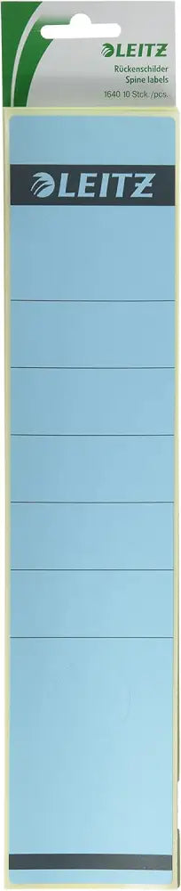 LEITZ Etiquette pour dos de classeur 61 x 285 mm bleu - Etiquettes