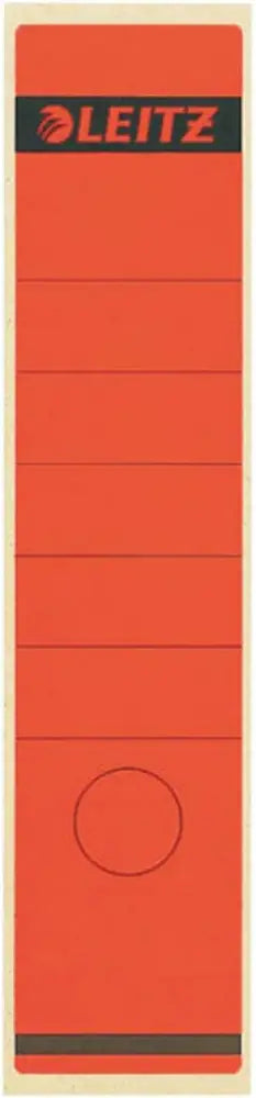 LEITZ Etiquette pour dos de classeur 61 x 285 mm rouge - Etiquettes