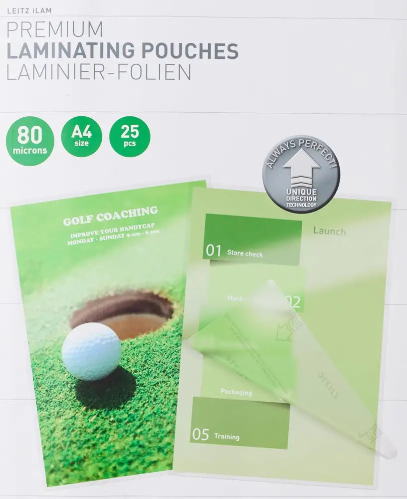 LEITZ Pochette de plastification iLAM A4 brillant - Plastifieuses & accessoires