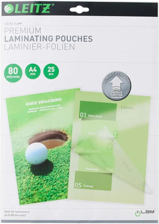 LEITZ Pochette de plastification iLAM A4 brillant - Plastifieuses & accessoires