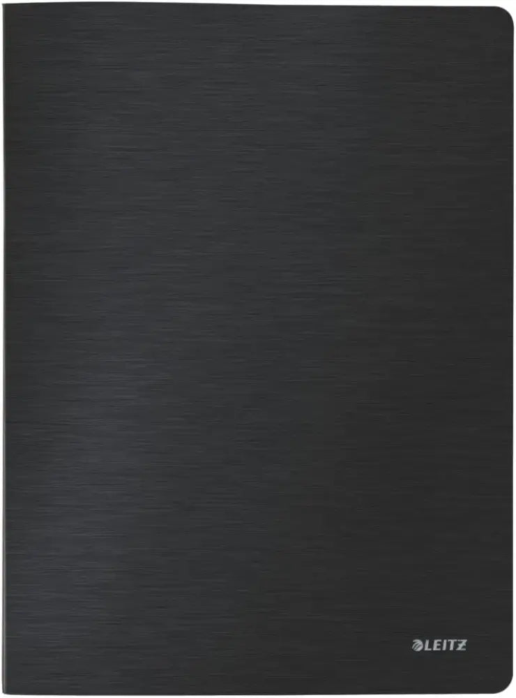 LEITZ Protège documents Style format A4 PP noir satin, - Protèges-documents & chevalets de table