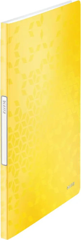 LEITZ Protège-documents WOW A4 PP 20 pochettes jaune - Protèges-documents & chevalets de table