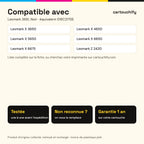 Imprimantes compatibles avec Lexmark 36XL Cartouche Noir remanufacturé équivalent à 018C2170E